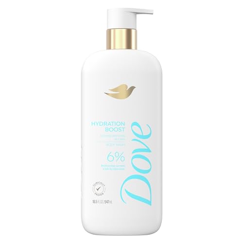 Dove Body Wash Hydration Boost Actively drenches dry skin 6% hydration serum with hyaluronic 18.5 oz