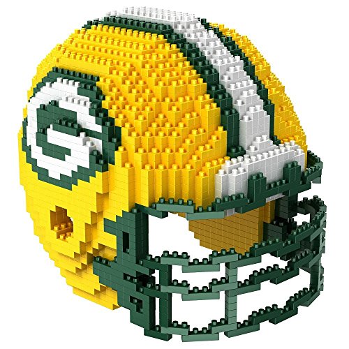 FOCO NFL Green Bay Packers FOCO NFL 3D BRXLZ Construction Toy Blocks Set - Helmet