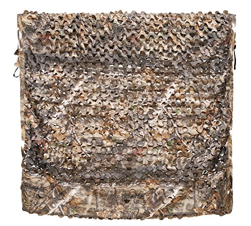 AUSCAMOTEK Camo Netting Camouflage Net Deer Blinds Material for Ground Portable Blind Hunting Chair Umbrella Treestands-Brown 5x6.5 Feet