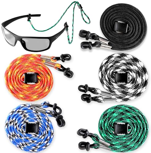 SIGONNA Eyeglasses String Holder Strap Cord - Eyeglass Chain for Men Women - Glasses Lanyard Holders Around Neck - Sports Eye Glass Straps Sunglass Retainer