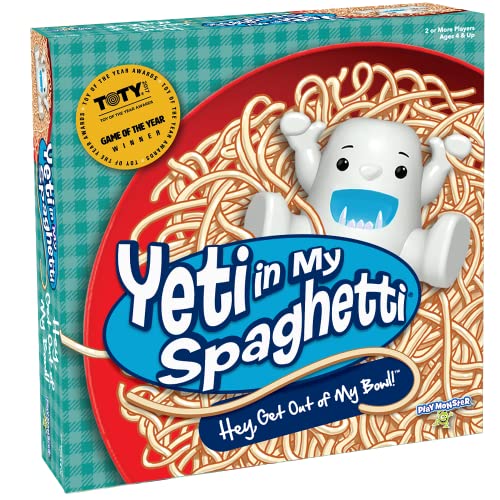 Yeti In My Spaghetti — Silly Children's Game — Hey, Get Out of my Bowl — Ages 4+ — 2+ Players